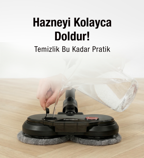 Fantom Quantum P 2050 Dikey Şarjlı Süp. Siyah - 16