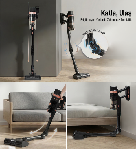 Fantom Quantum P 2050 Dikey Şarjlı Süp. Siyah - 19