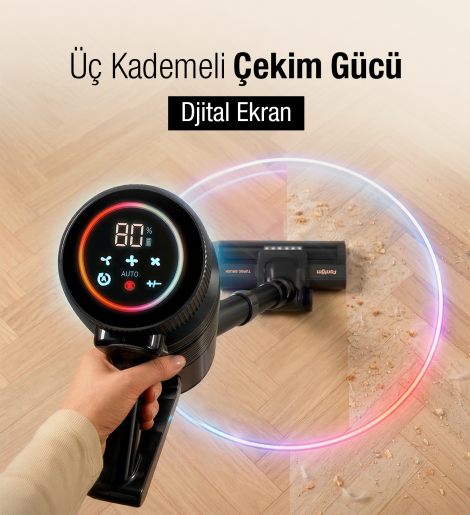 Fantom Quantum P 2050 Dikey Şarjlı Süp. Siyah - 9