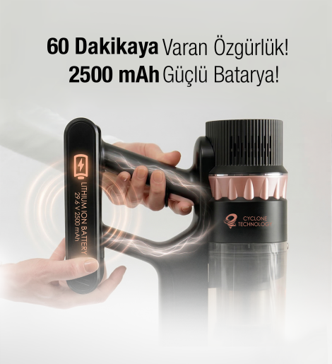 Fantom Quantum P 2050 Dikey Şarjlı Süp. Siyah - 10
