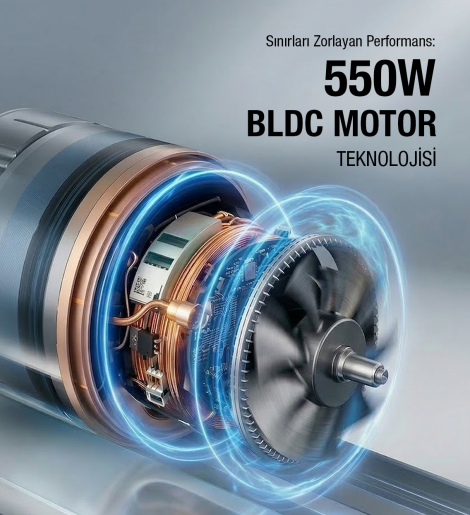 Fantom Quantum P 2050 Dikey Şarjlı Süp. Siyah - 13