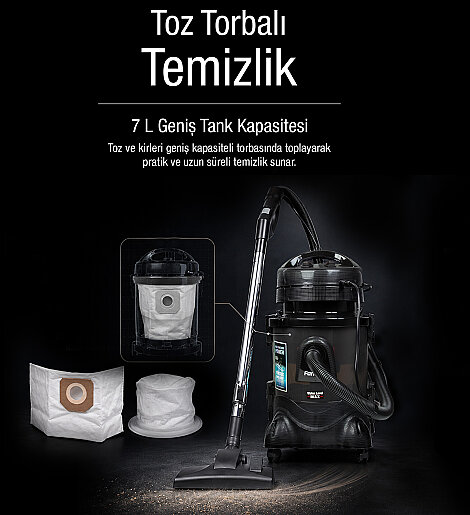 Fantom Robotıx CC 9500 Halı Yıkama Makinesi Siyah - 7