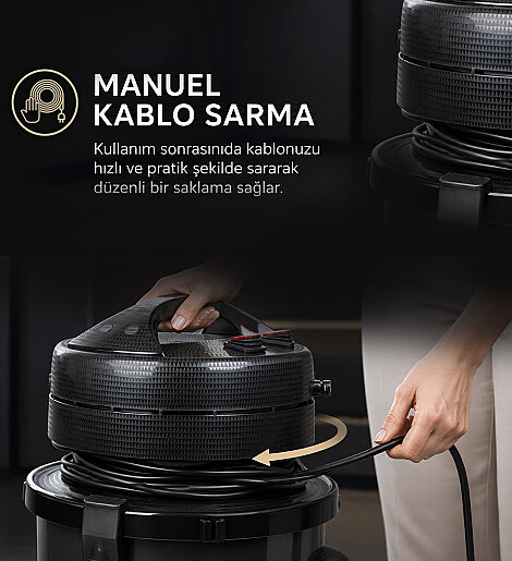 Fantom Robotıx CC 9500 Halı Yıkama Makinesi Siyah - 16