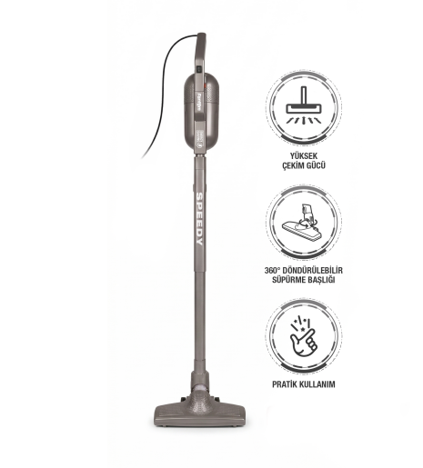 Fantom Speedy Pro DU 2100 Dikey Süpürge Antrasit - FANTOM