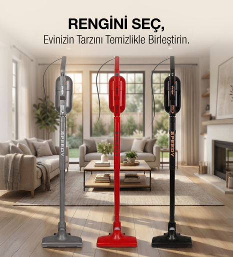Fantom Speedy Pro DU 2100 Dikey Süpürge Kırmızı - 9