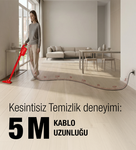 Fantom Speedy Pro DU 2100 Dikey Süpürge Kırmızı - 8