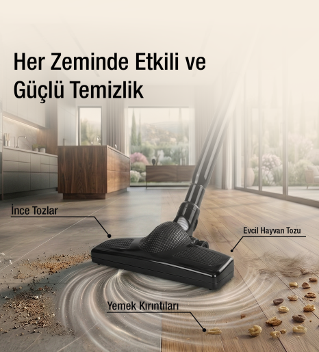 Fantom Speedy Pro DU 2100 Dikey Süpürge Siyah - 8