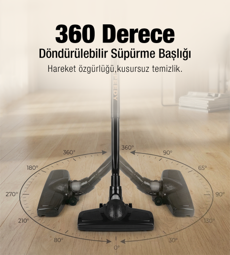 Fantom Speedy Pro DU 2100 Dikey Süpürge Siyah - 5