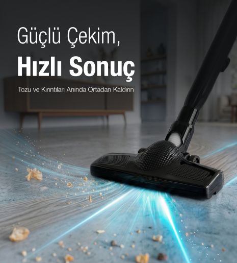 Fantom Speedy Pro DU 2100 Dikey Süpürge Siyah - 6