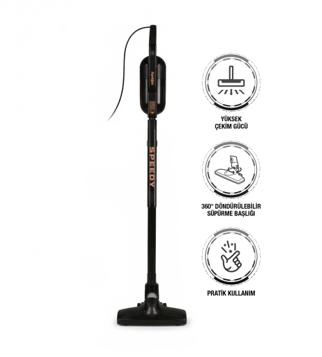 Fantom Speedy Pro DU 2100 Dikey Süpürge Siyah 