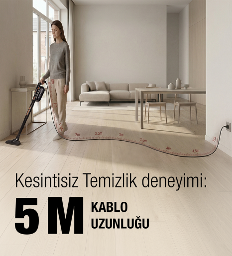 Fantom Speedy Pro DU 2100 Dikey Süpürge Siyah - 9