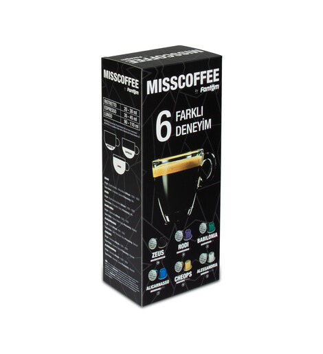 Mısscoffee 6 Farklı Deneyim Kutusu Nespresso Sistem Uyumlu