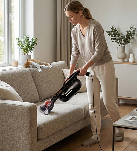 P5 Mini Aır Turbo Süpürücü Başlık Siyah - 4